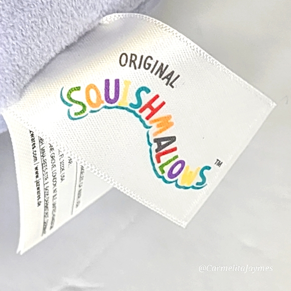 MARZIO 🐄 Blue Studded Velvet Cow Velvet Squad Original Squishmallow ☆ NWT ☆ - Picture 8 of 9